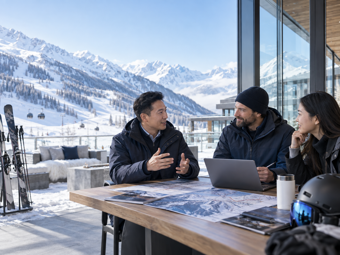 Industry collaboration at a ski resort
